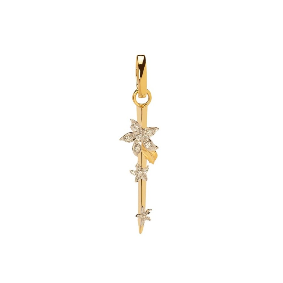 Jewelry Foundrae | Small Thorn Diamond Charm - Resilience