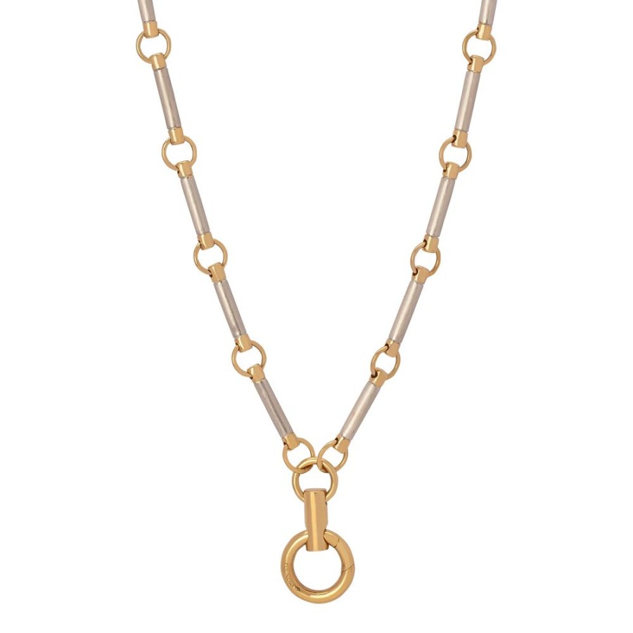 Jewelry Foundrae | Element Stone Chain - White Gold