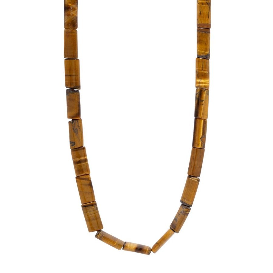 Jewelry Azlee | Bead Necklace - Tigers Eye