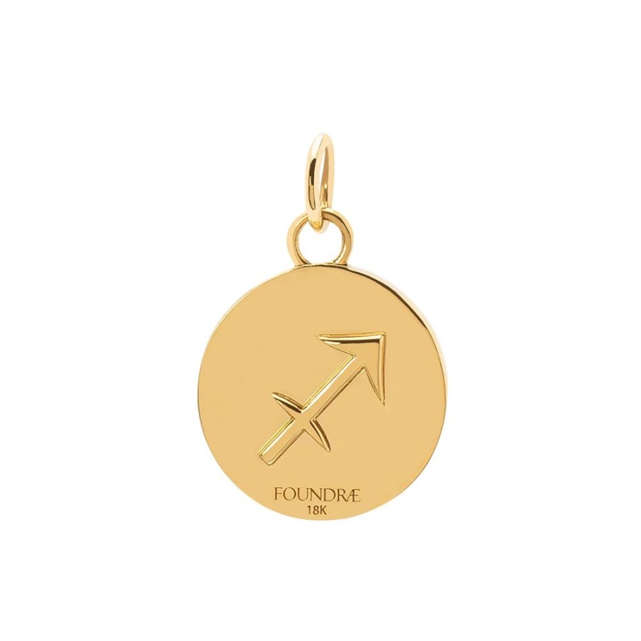 Jewelry Foundrae | Baby Zodiac Medallion - Sagittarius