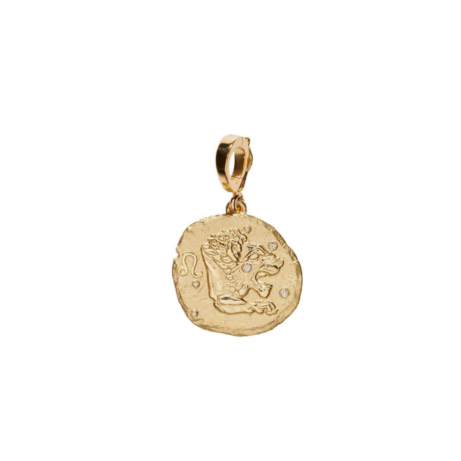 Jewelry Azlee | Zodiac Small Coin Charm - Leo