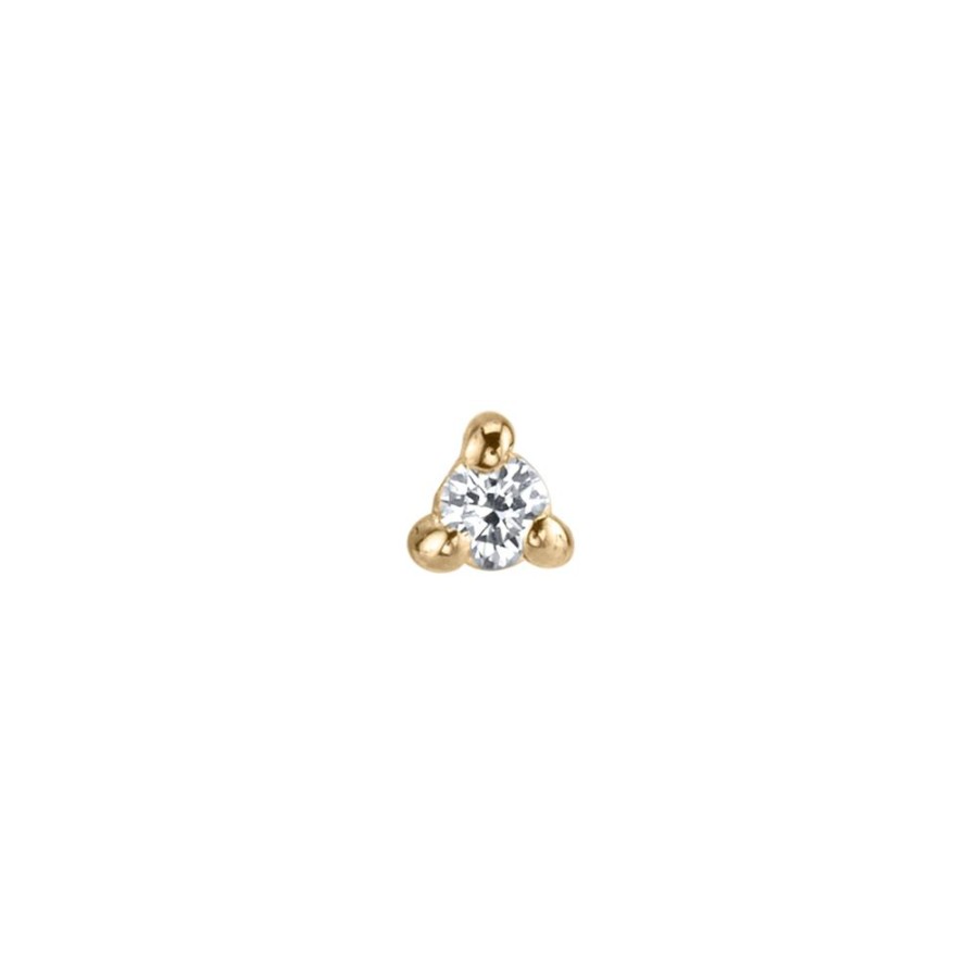 Jewelry Lizzie Mandler | Diamond Mini Stud