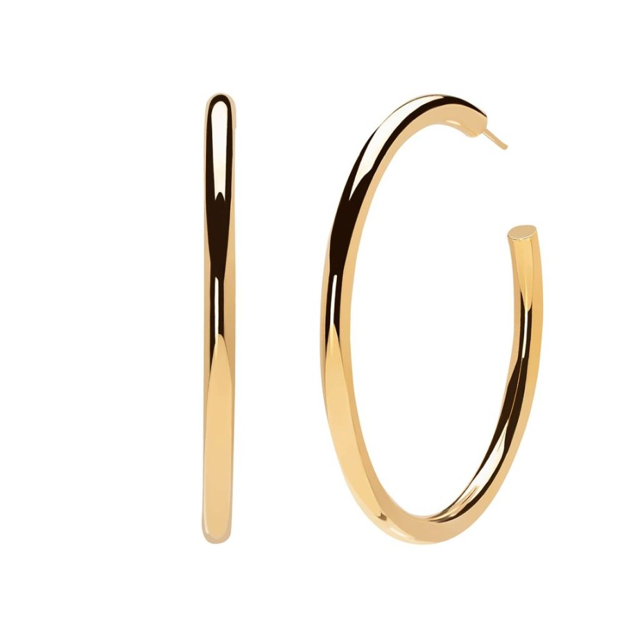 Jewelry BE Jewelry | Oversized Hoops - 4Mm