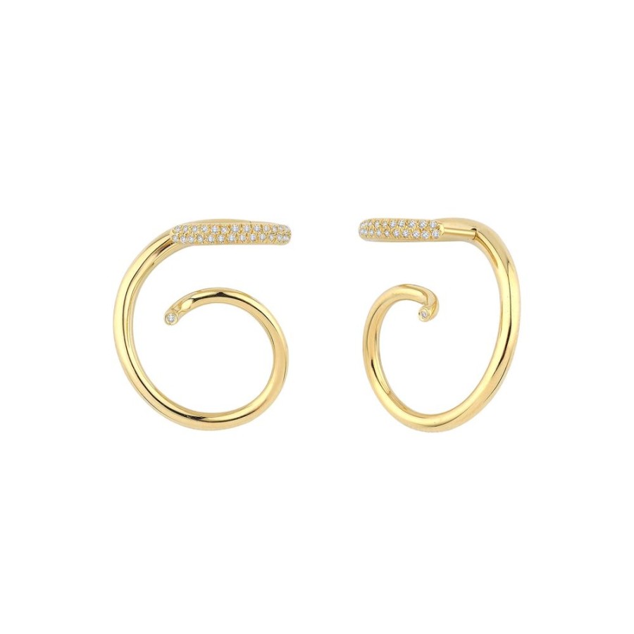 Jewelry Kloto | Coil Diamond Earrings