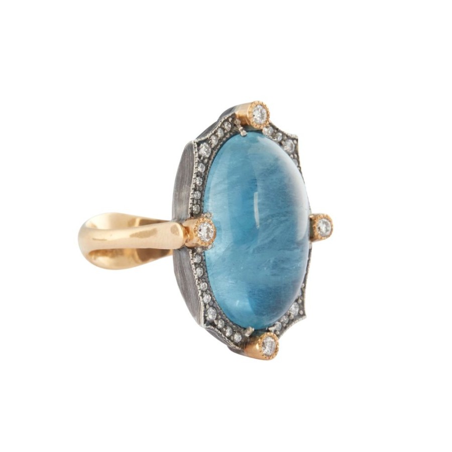 Jewelry Arman Sarkisyan | Oval Ring - Aquamarine