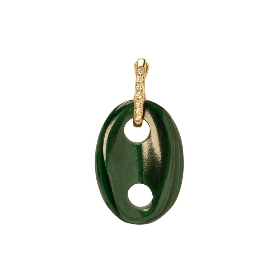 Jewelry Jenna Blake | Mariner Link Pendant - Malachite