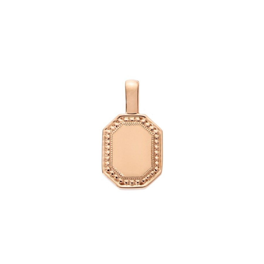 Jewelry Sethi Couture | P.S. Small Tag Charm - Rose Gold