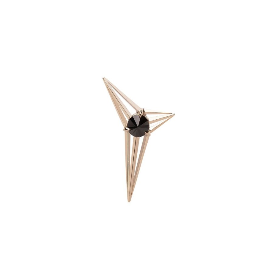 Jewelry Ara Vartanian | Black Diamond Spike Earring