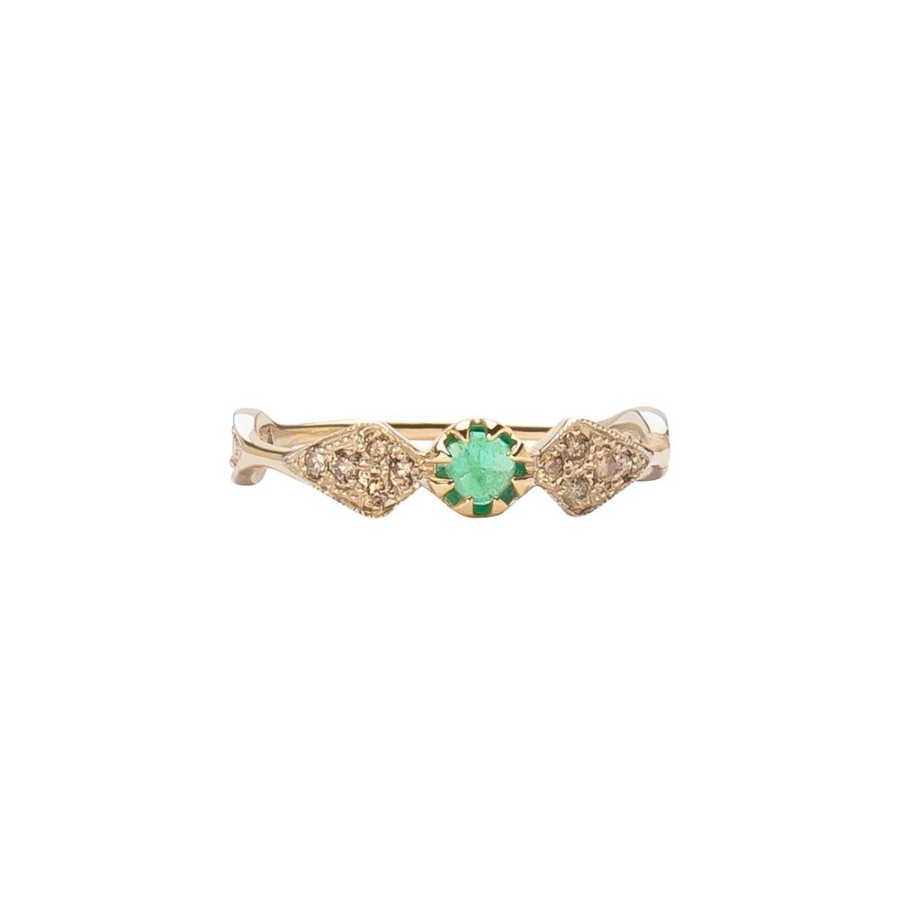 Jewelry Pascale Monvoisin | Adele N 1 Ring - Emerald