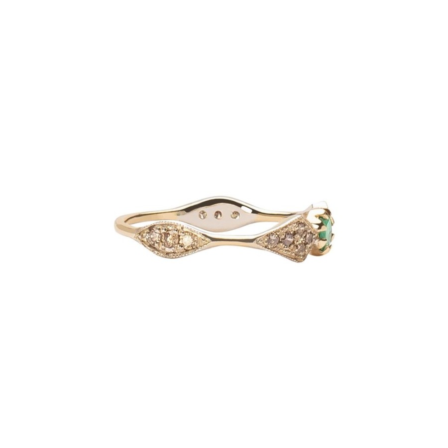 Jewelry Pascale Monvoisin | Adele N 1 Ring - Emerald