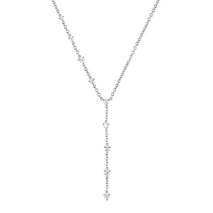 Jewelry Carbon & Hyde | Sparkler Lariat - White Gold