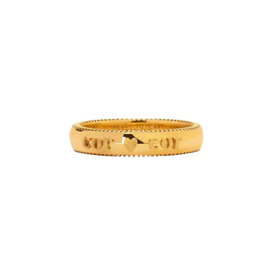 Jewelry Foundrae | Cor Ad Cor Coin Edge Band