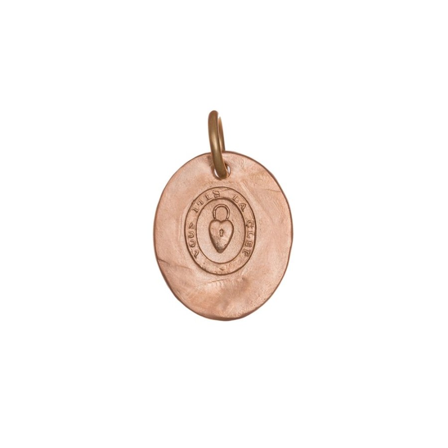 Jewelry James Colarusso | Vous Etes La Cle Pendant - Rose Gold