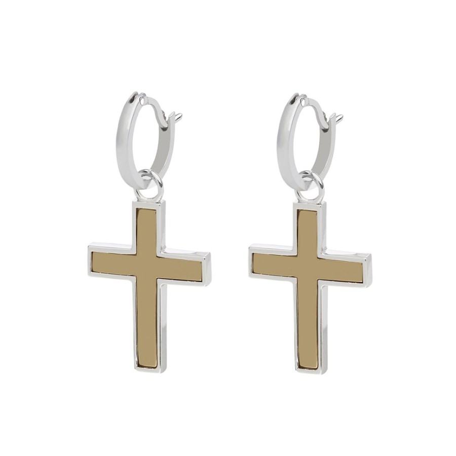 Jewelry Prasi | Corcovado Earclip - Yellow & White Gold