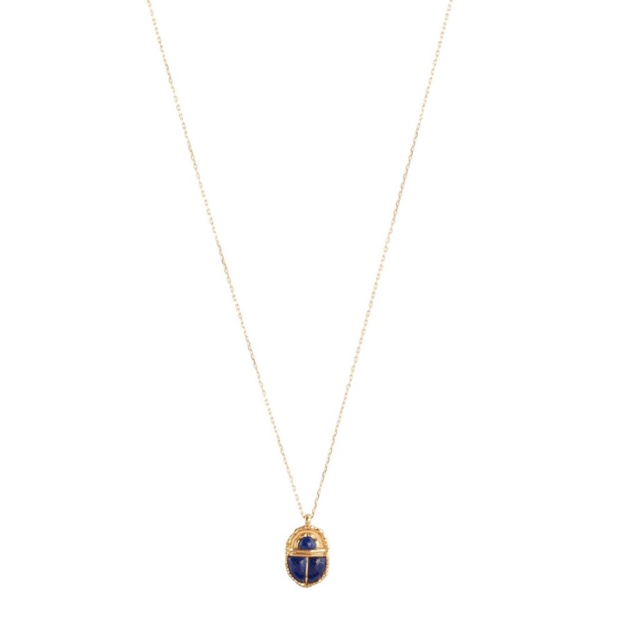 Jewelry Pamela Love | Inlay Scarab Pendant Necklace - Lapis