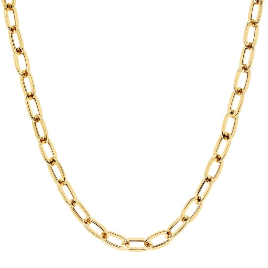 Jewelry EF Collection | Jumbo Link Necklace - Yellow Gold