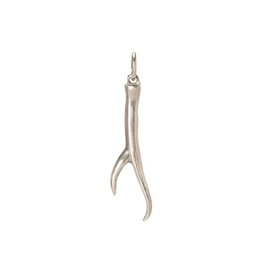 Jewelry James Colarusso | Large Antler Pendant - Silver