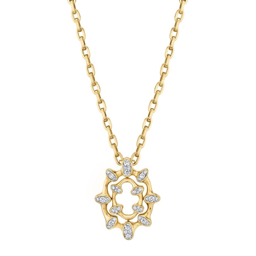 Jewelry VRAM | Chrona Diamond Pendant Necklace