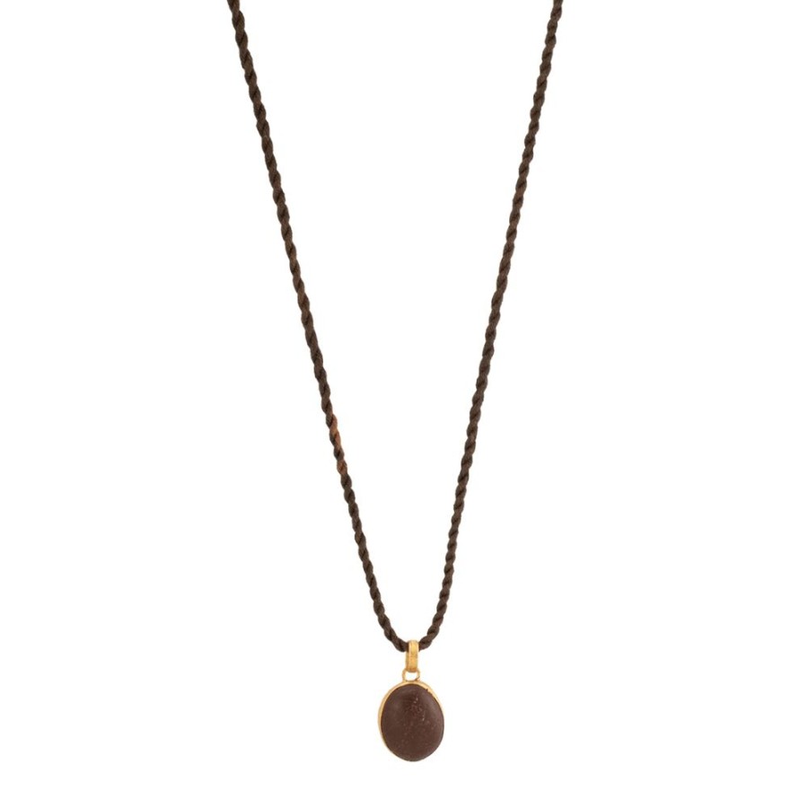 Jewelry Lou Zeldis & Liz Marx Studios | River Pebble Single Drop Pendant Necklace