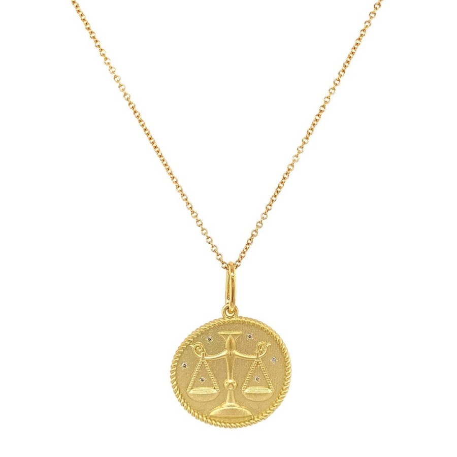 Jewelry Colette | Zodiac Double Sided Necklace - Libra