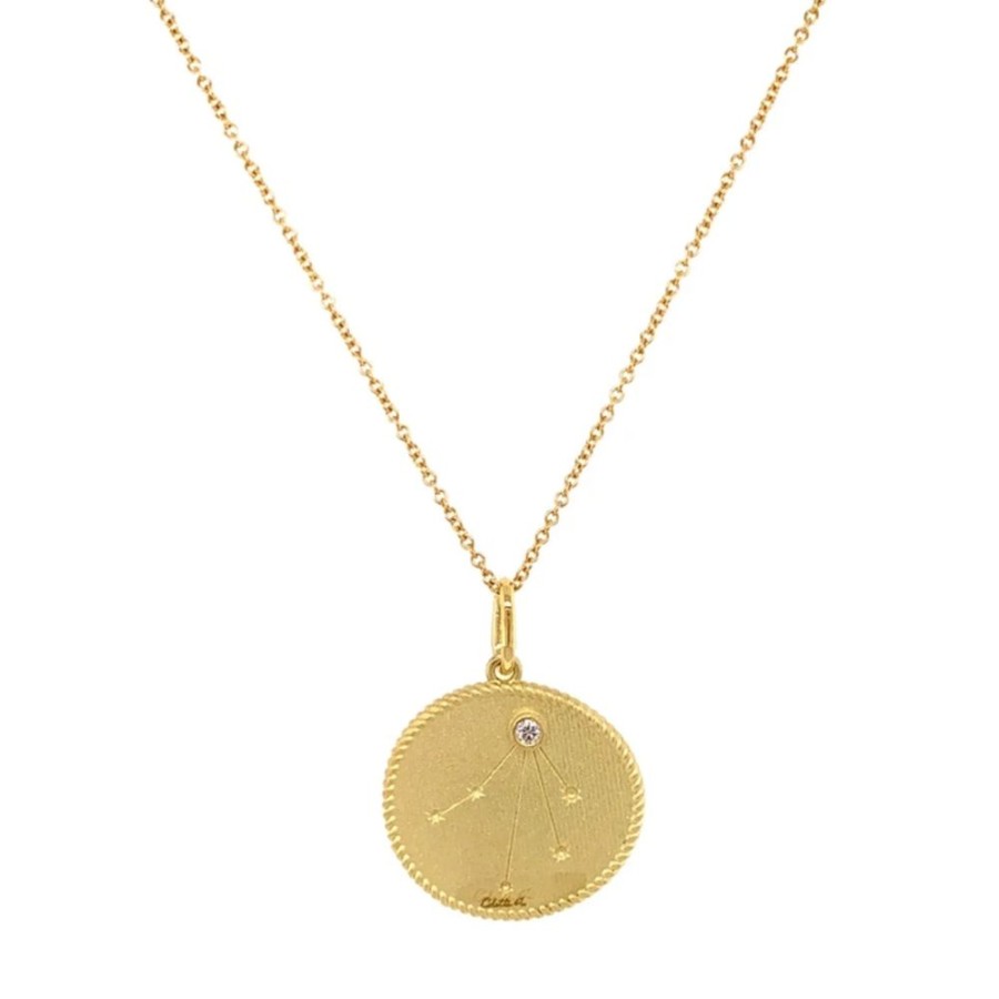 Jewelry Colette | Zodiac Double Sided Necklace - Libra