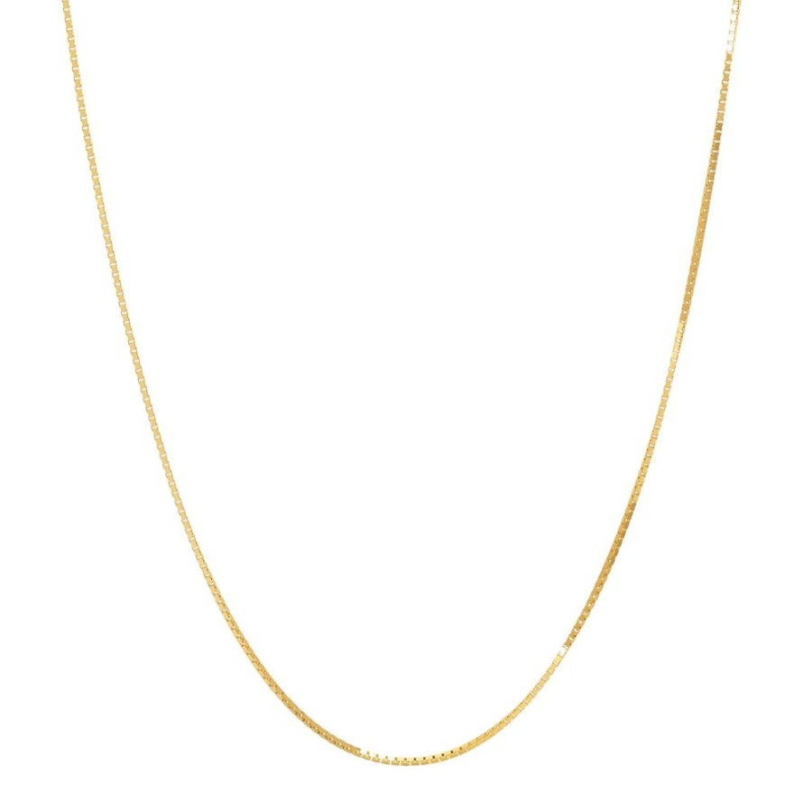 Jewelry BE Jewelry | 18" Classic Box Chain - 0.85Mm