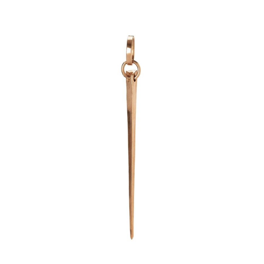 Jewelry James Colarusso | Large Spike Pendant - Rose Gold