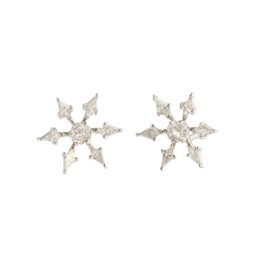 Jewelry Arunashi | Kite Star Earrings - Diamond