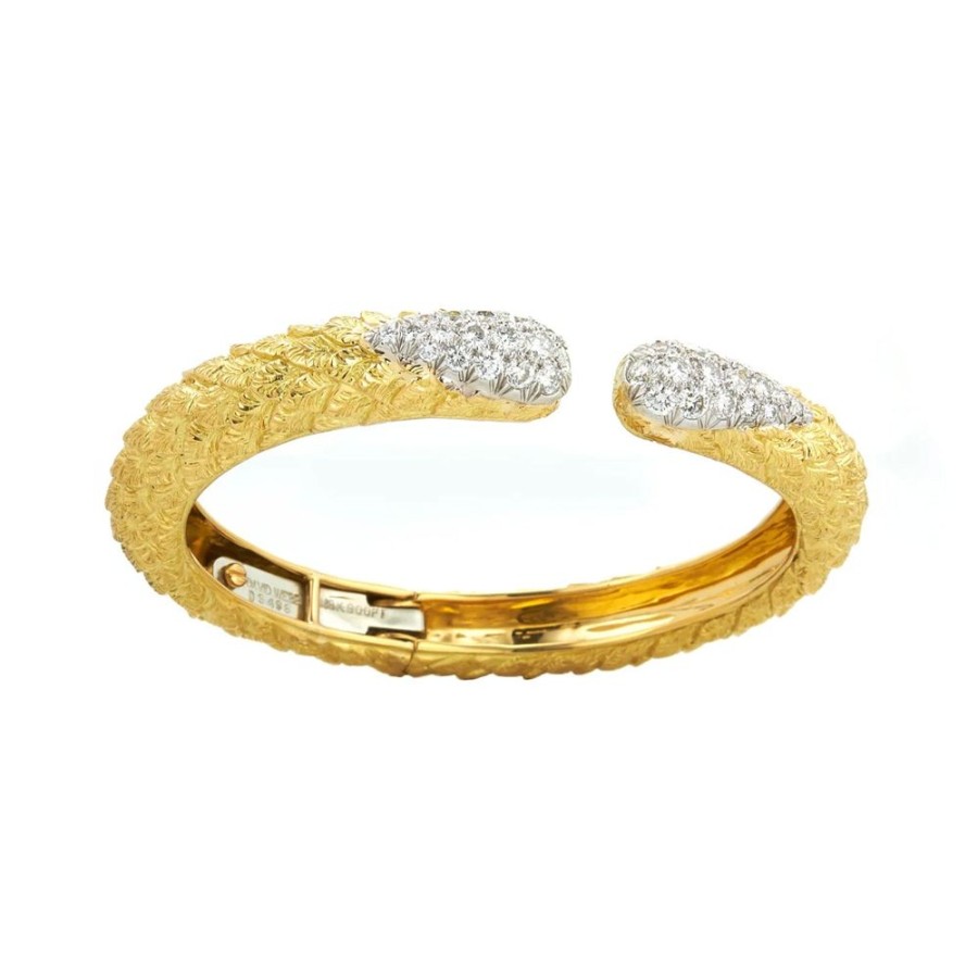 Jewelry David Webb | Park Avenue Textured Bangle