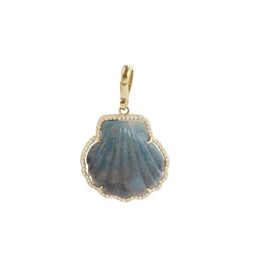 Jewelry Jenna Blake | Carved Shell Charm - Triolite