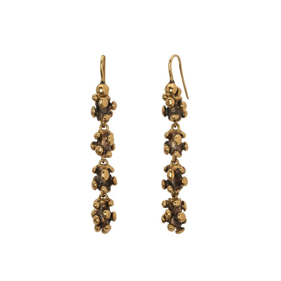 Jewelry Lisa Eisner Jewelry | Berry Four Drop Earrings