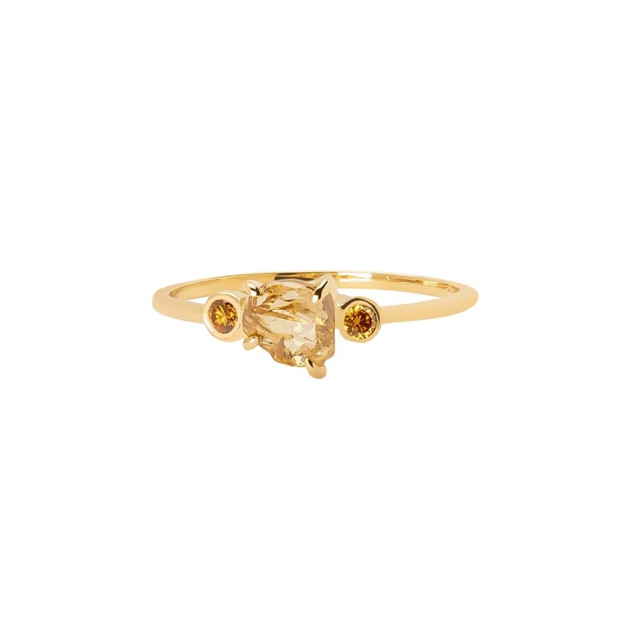 Jewelry Xiao Wang | Xw Bridal Ring - Brown Diamond