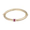 Jewelry Moksh | Diamond And Ruby Paro Bracelet