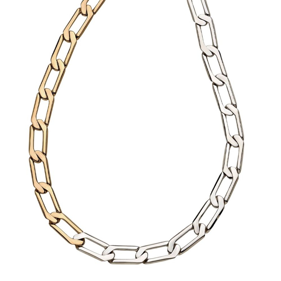 Jewelry Prasi | 2 Tone Fatto A Mano Chain Necklace