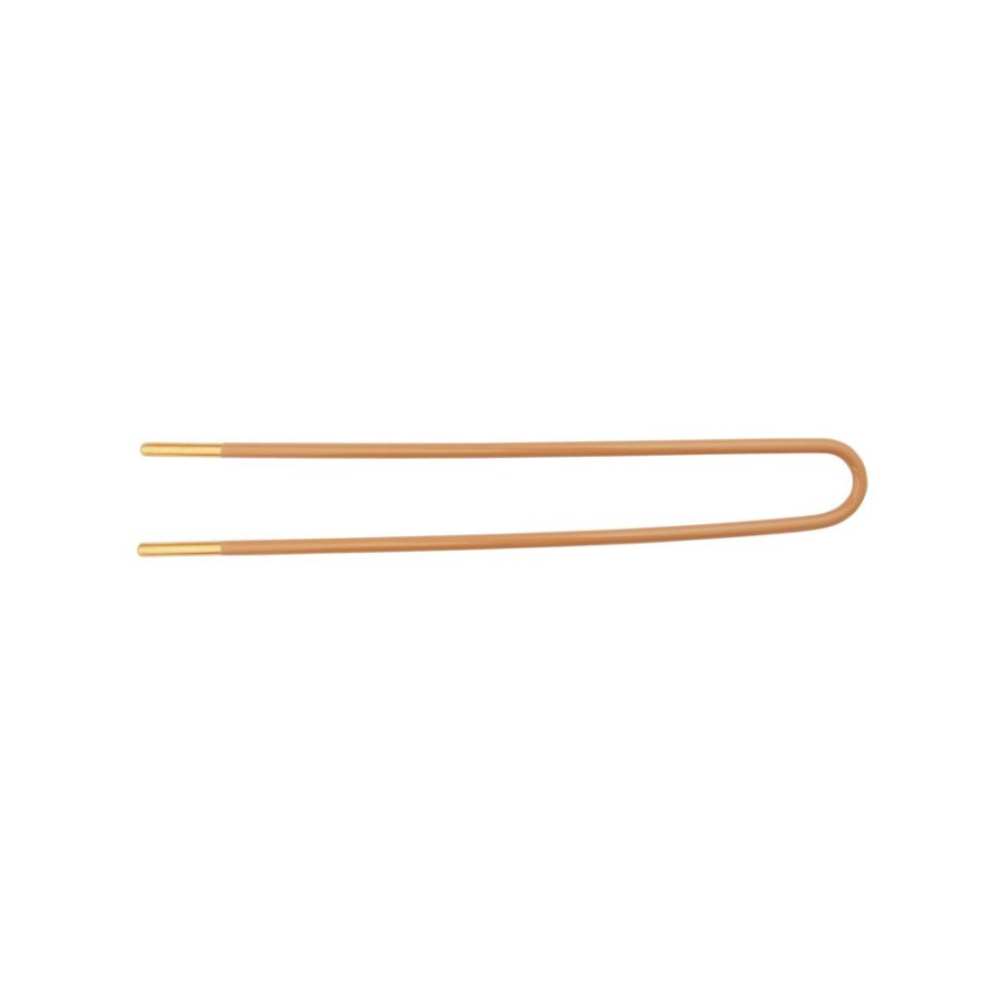 Jewelry Trouver | Caramel Enamel Gold Plated Hair Pin