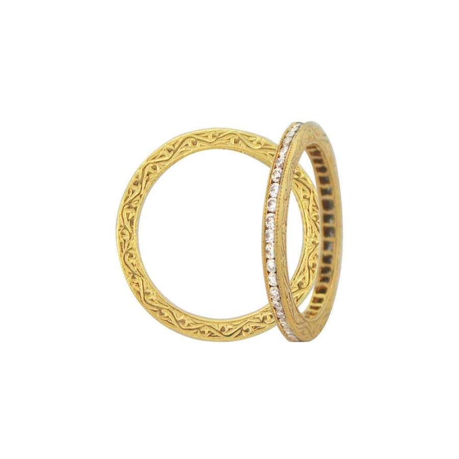 Jewelry Sethi Couture | Channel Diamond Band - Yellow Gold