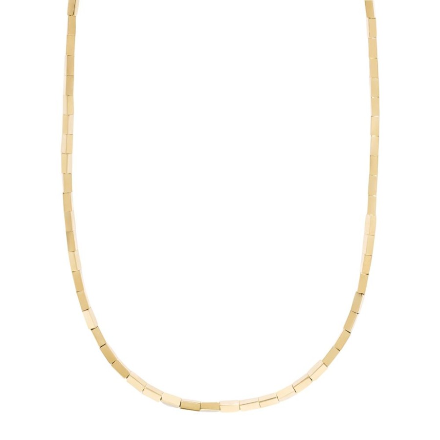 Jewelry Azlee | Gold Bar Necklace - Small