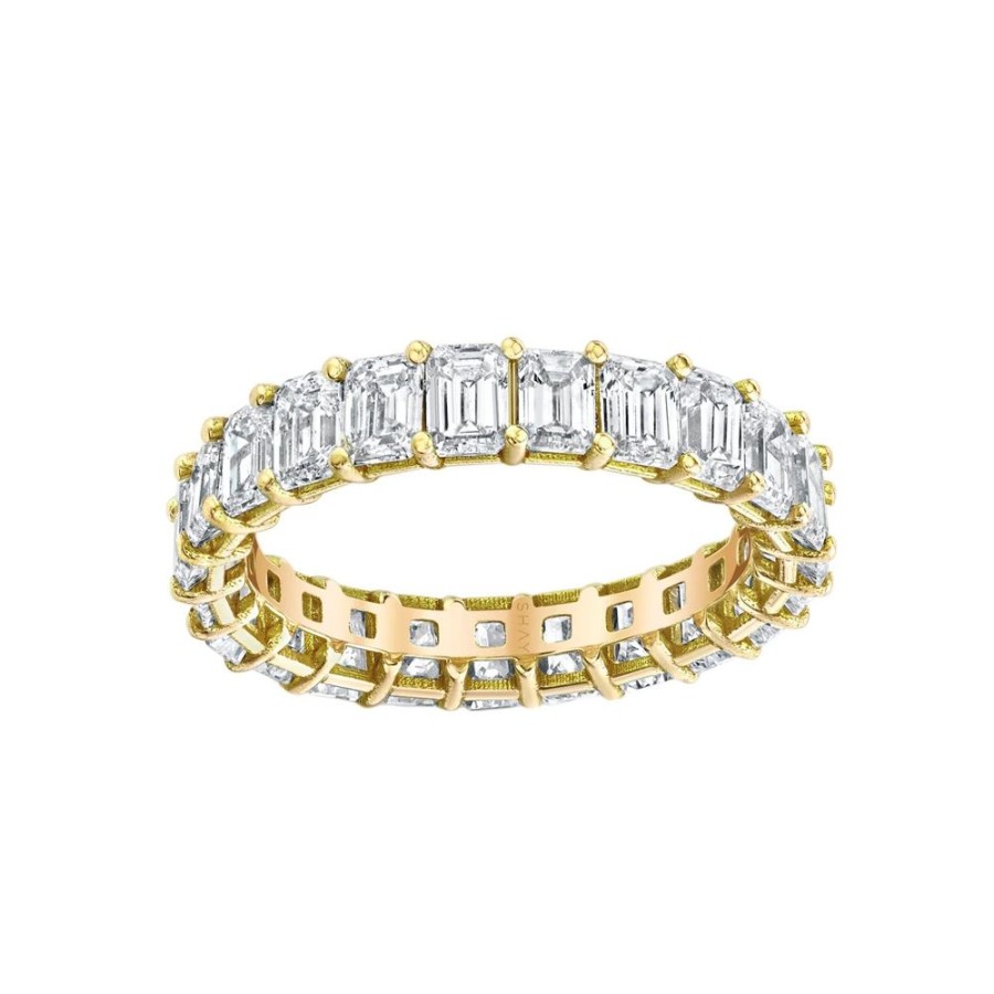 Jewelry SHAY | Emerald Cut Eternity Band - Gold