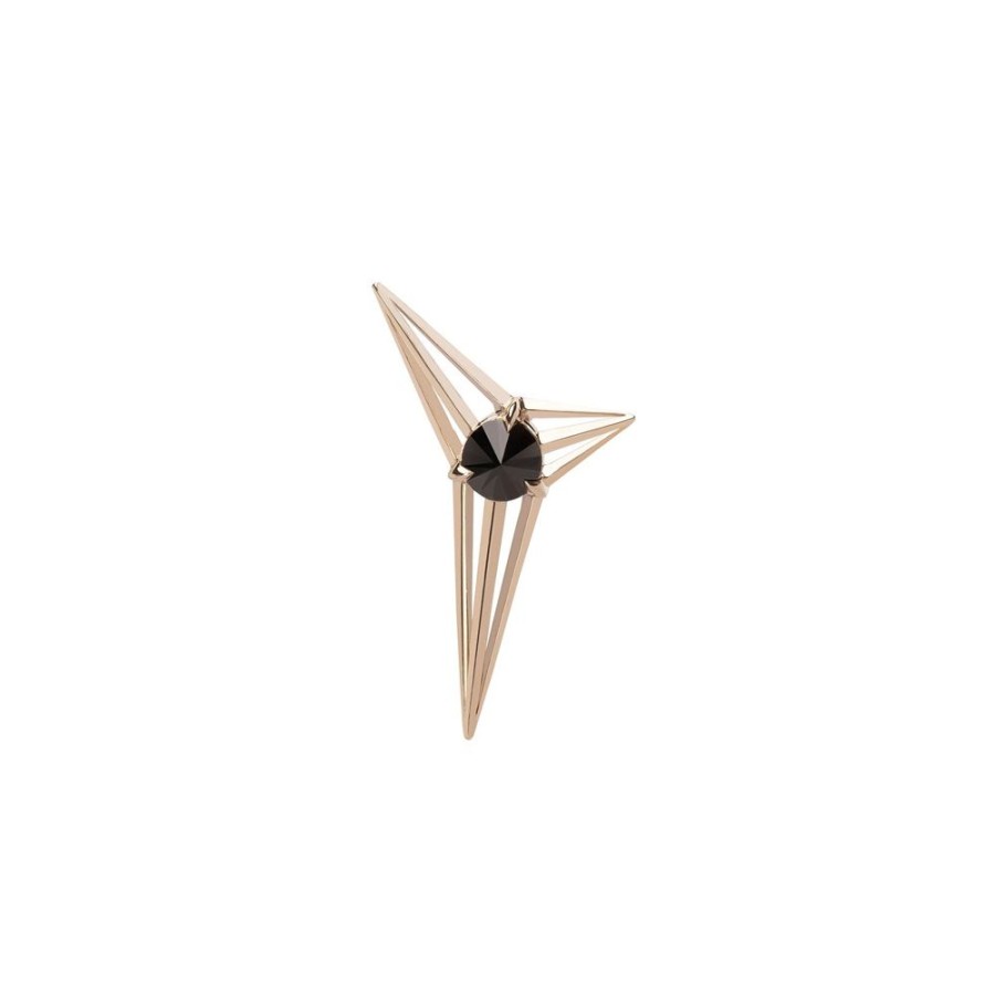 Jewelry Ara Vartanian | Black Diamond Spike Earring