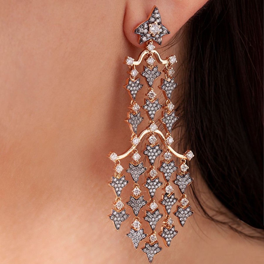 Jewelry Aida Bergsen | Rose Ivy Chandelier Earrings