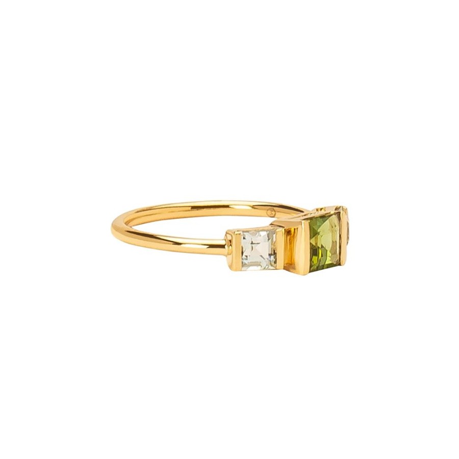 Jewelry YI Collection | Triplet Ring - Tourmaline & Aquamarine