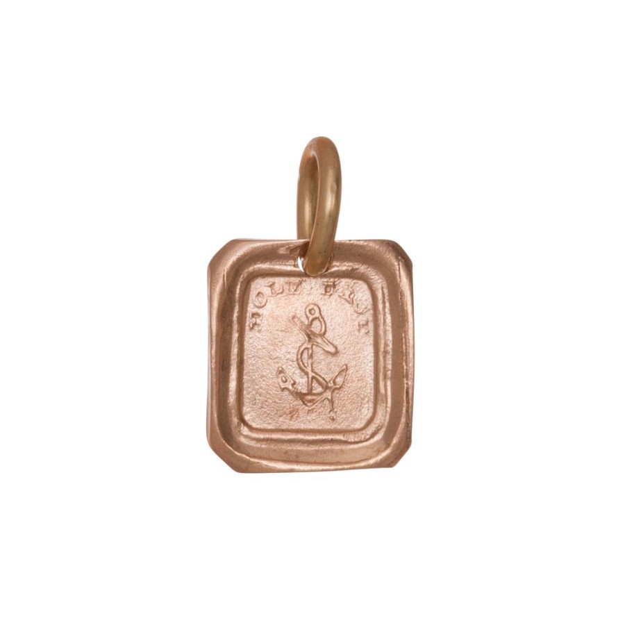 Jewelry James Colarusso | Hold Fast Intaglio Pendant - Rose Gold