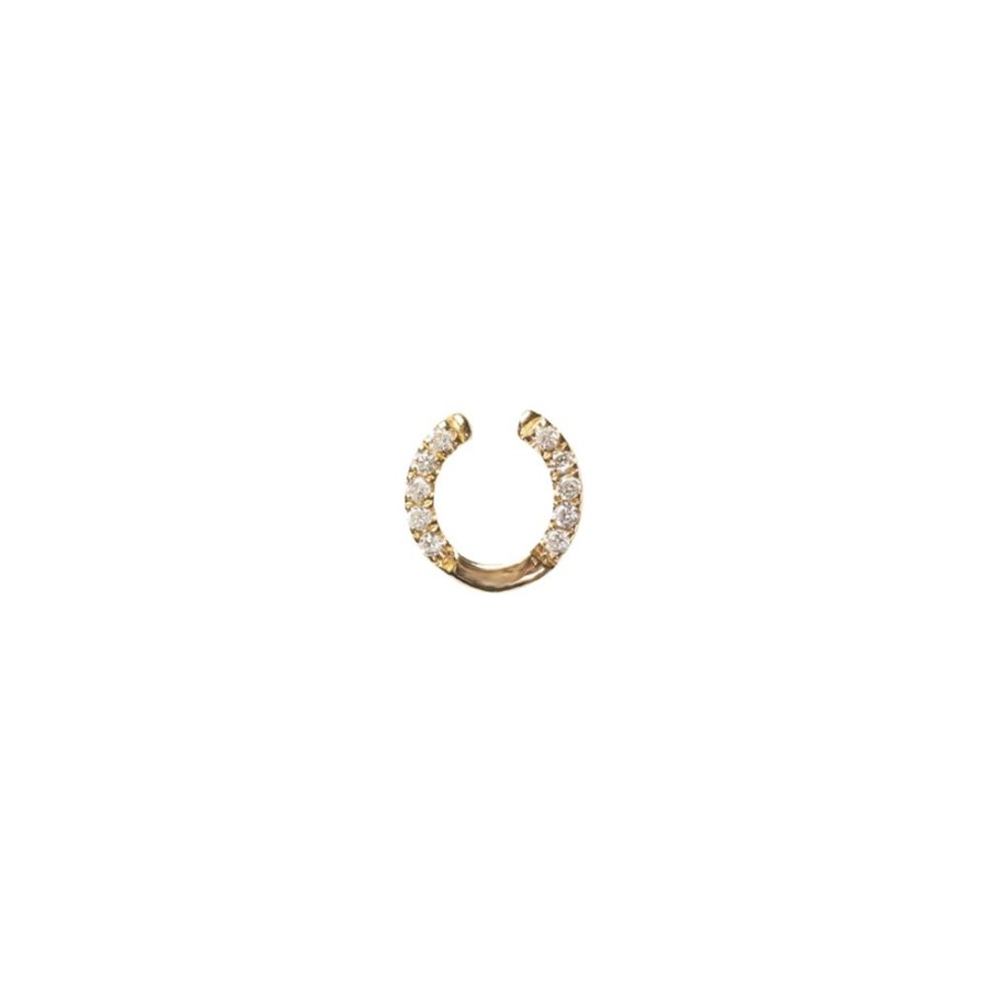 Jewelry Loquet | Diamond Horseshoe Charm