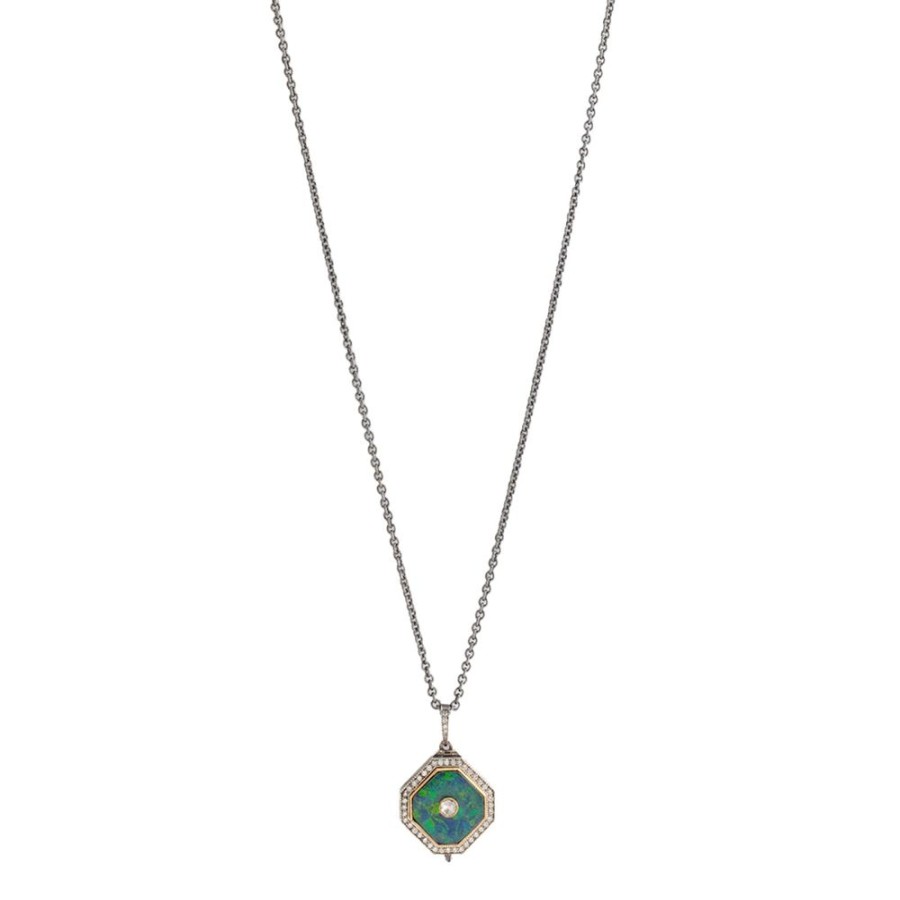 Jewelry Arman Sarkisyan | Opal Hexi Locket Necklace