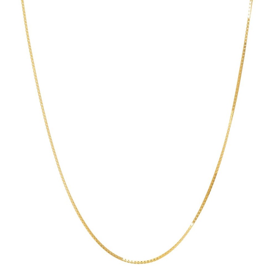 Jewelry BE Jewelry | 16" Classic Box Chain - 0.85Mm