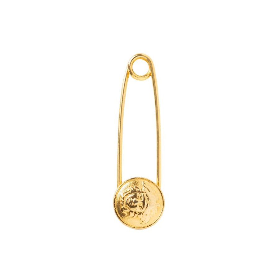 Jewelry Antique & Vintage Jewelry | Versace Medusa Safety Pin Pendant