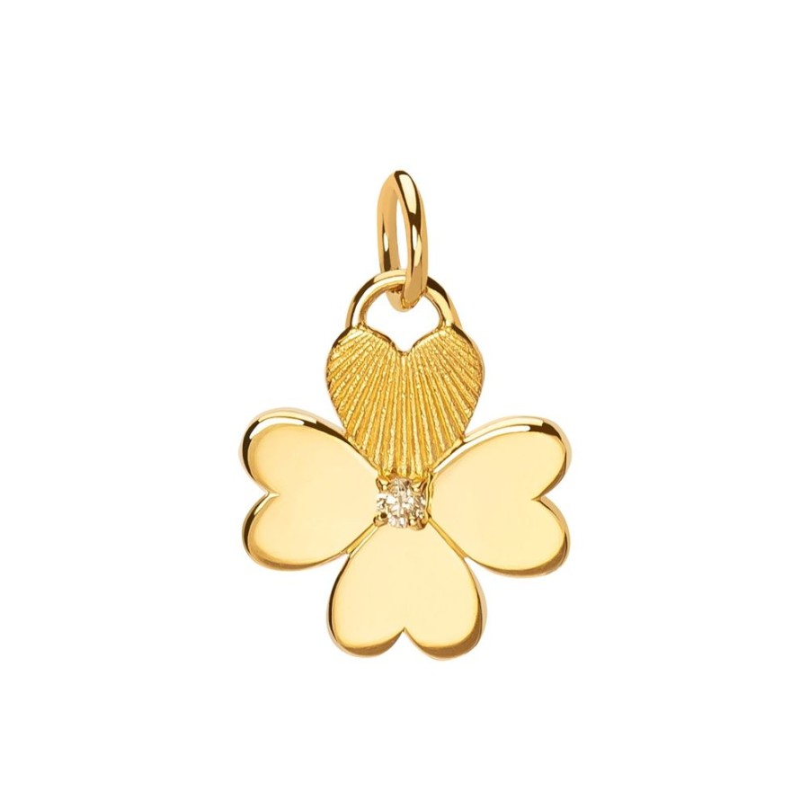 Jewelry Foundrae | Mini Four Heart Clover Medallion