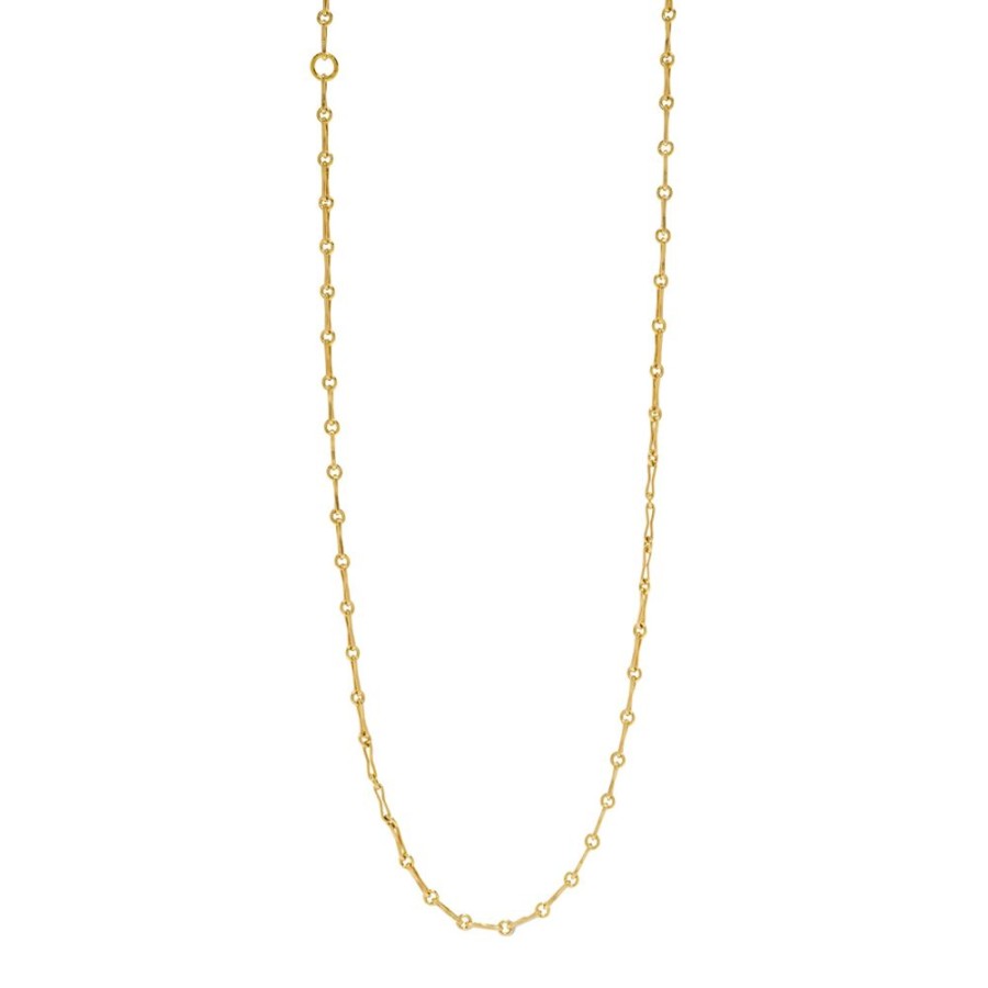 Jewelry Azlee | Circle Link Small Handmade Chain - 20"