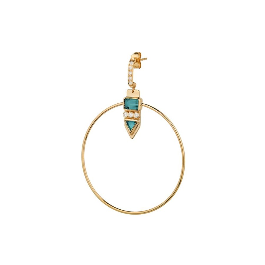 Jewelry Celine Daoust | One-Of-A-Kind Totem Hoop