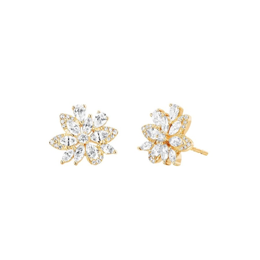 Jewelry EF Collection | Cluster Stud Earrings